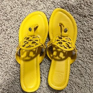 Yellow sandals